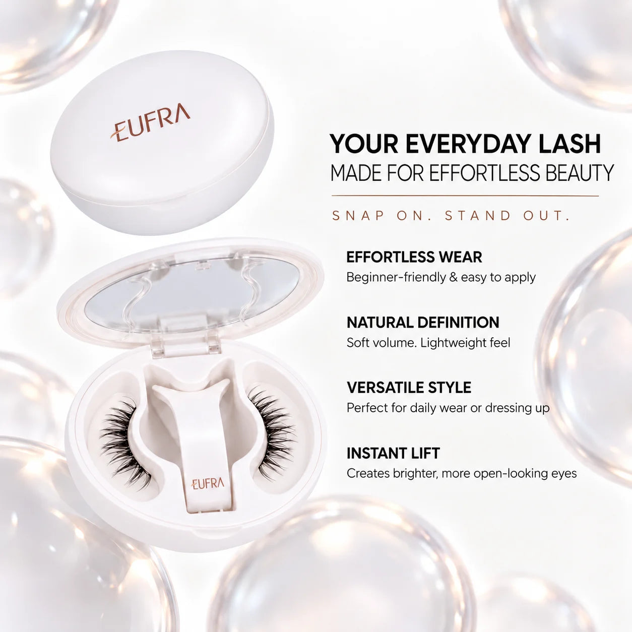 Jouw everyday lash: makkelijk te dragen, natuurlijke definitie, veelzijdige stijl en direct een open blik