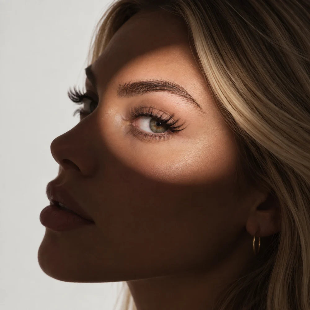 Model met Midnight Kiss in profiel